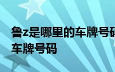 鲁z是哪里的车牌号码 在哪个区 鲁z是哪里的车牌号码 