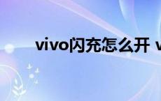 vivo闪充怎么开 vivo闪充在哪里开 