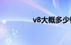 v8大概多少钱 v8黄金版 