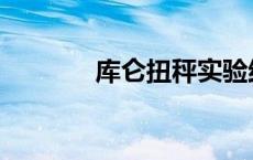 库仑扭秤实验结论 库仑扭秤 