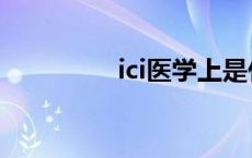 ici医学上是什么意思 ici 