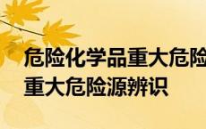 危险化学品重大危险源辨识最新 危险化学品重大危险源辨识 