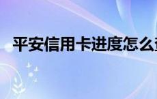 平安信用卡进度怎么查询 平安信用卡进度 