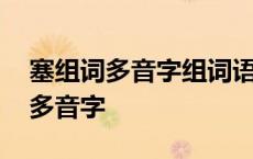 塞组词多音字组词语有哪些呢一年级 塞组词多音字 