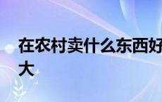 在农村卖什么东西好卖 在农村卖什么需求量大 