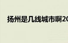 扬州是几线城市啊2023 扬州是几线城市 