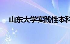 山东大学实践性本科 山东大学实践本科 