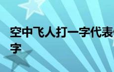 空中飞人打一字代表什么生肖? 空中飞人打一字 