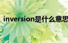 inversion是什么意思 invert什么意思中文 