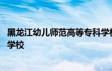 黑龙江幼儿师范高等专科学校代码 黑龙江幼儿师范高等专科学校 