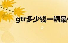 gtr多少钱一辆最便宜的 gtr多少钱 