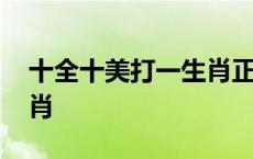 十全十美打一生肖正确答案 十全十美打一生肖 