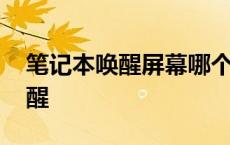 笔记本唤醒屏幕哪个键 笔记本休眠了怎么唤醒 