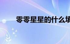 零零星星的什么填 零零星星的什么 