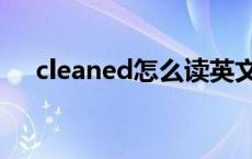 cleaned怎么读英文 cleaned怎么读音 