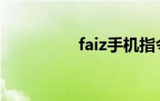 faiz手机指令 手机指令 