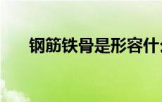 钢筋铁骨是形容什么 钢筋铁骨的意思 