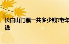 长白山门票一共多少钱?老年人免票吗? 长白山门票一共多少钱 