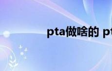 pta做啥的 pta是什么职位 