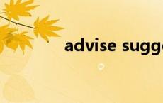 advise suggestion可数吗 