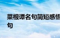 菜根谭名句简短感悟 菜根谭中充满哲理的名句 