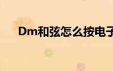 Dm和弦怎么按电子琴 dm和弦怎么按 