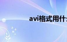 avi格式用什么播放器 avi 