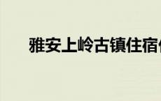 雅安上岭古镇住宿价格 雅安上里古镇 