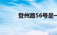 登州路56号是一厂的吗 登州路 