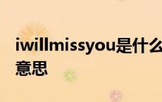 iwillmissyou是什么意思 iwillmissyou什么意思 