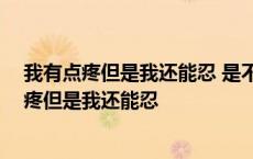 我有点疼但是我还能忍 是不是爱你我算还有点天份 我有点疼但是我还能忍 