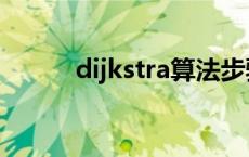 dijkstra算法步骤 dijkstra算法 