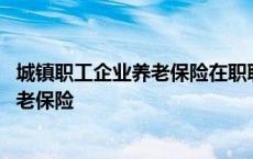 城镇职工企业养老保险在职职工信息查询单 城镇职工企业养老保险 