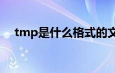 tmp是什么格式的文件 tmp是什么格式 