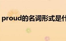 proud的名词形式是什么意思 proud的名词 