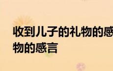 收到儿子的礼物的感言怎么写 收到儿子的礼物的感言 