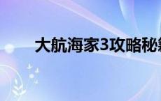 大航海家3攻略秘籍 大航海家3攻略 