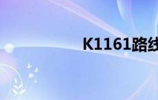 K1161路线图 k1161 