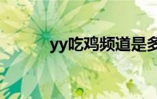 yy吃鸡频道是多少 yy吃鸡频道 