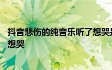 抖音悲伤的纯音乐听了想哭是什么歌 抖音悲伤的纯音乐听了想哭 