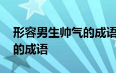 形容男生帅气的成语夸张词语 形容男生帅气的成语 