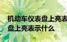 机动车仪表盘上亮表示什么标志 机动车仪表盘上亮表示什么 