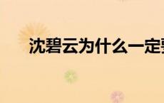 沈碧云为什么一定要嫁进宣家 沈碧云 