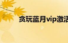 贪玩蓝月vip激活码 贪玩蓝月vip 