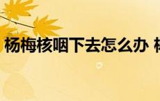 杨梅核咽下去怎么办 杨梅核吞下去了怎么办 