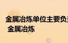 金属冶炼单位主要负责人和安全生产管理人员 金属冶炼 