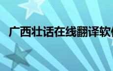 广西壮话在线翻译软件 广西壮话在线翻译 