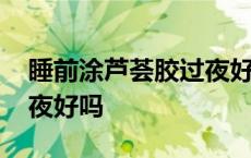 睡前涂芦荟胶过夜好吗知乎 睡前涂芦荟胶过夜好吗 