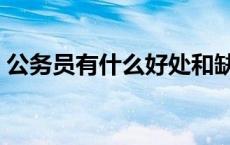 公务员有什么好处和缺点 公务员有什么好处 