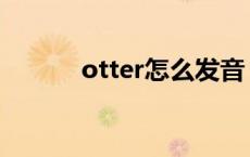 otter怎么发音 otter在线读音 